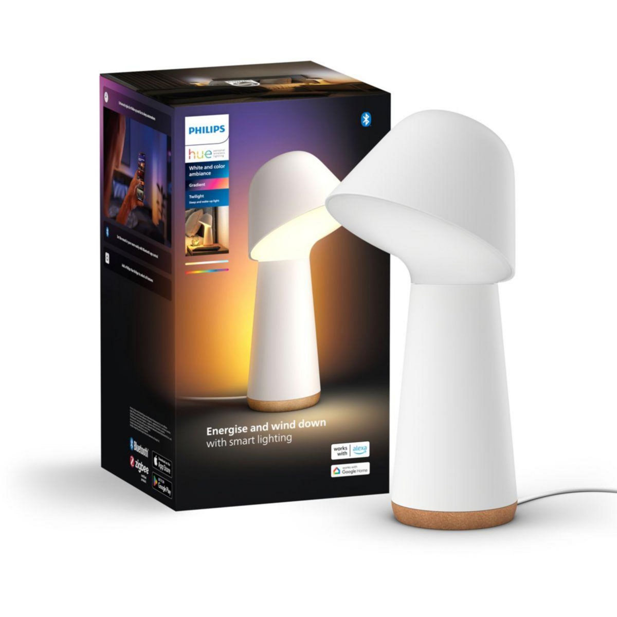 Philips Lampe connectée HUE W&C Twilight Blanc