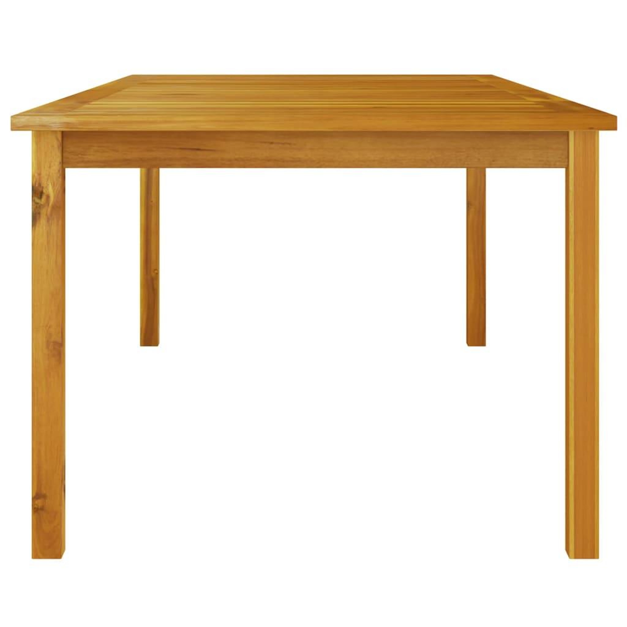 Voir la diapositive 4 : VIDAXL Table de jardin 200x100x74 cm Bois d'acacia solide