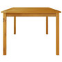 Voir la diapositive 4 : VIDAXL Table de jardin 200x100x74 cm Bois d'acacia solide
