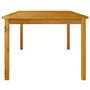 Voir la diapositive 4 : VIDAXL Table de jardin 200x100x74 cm Bois d'acacia solide