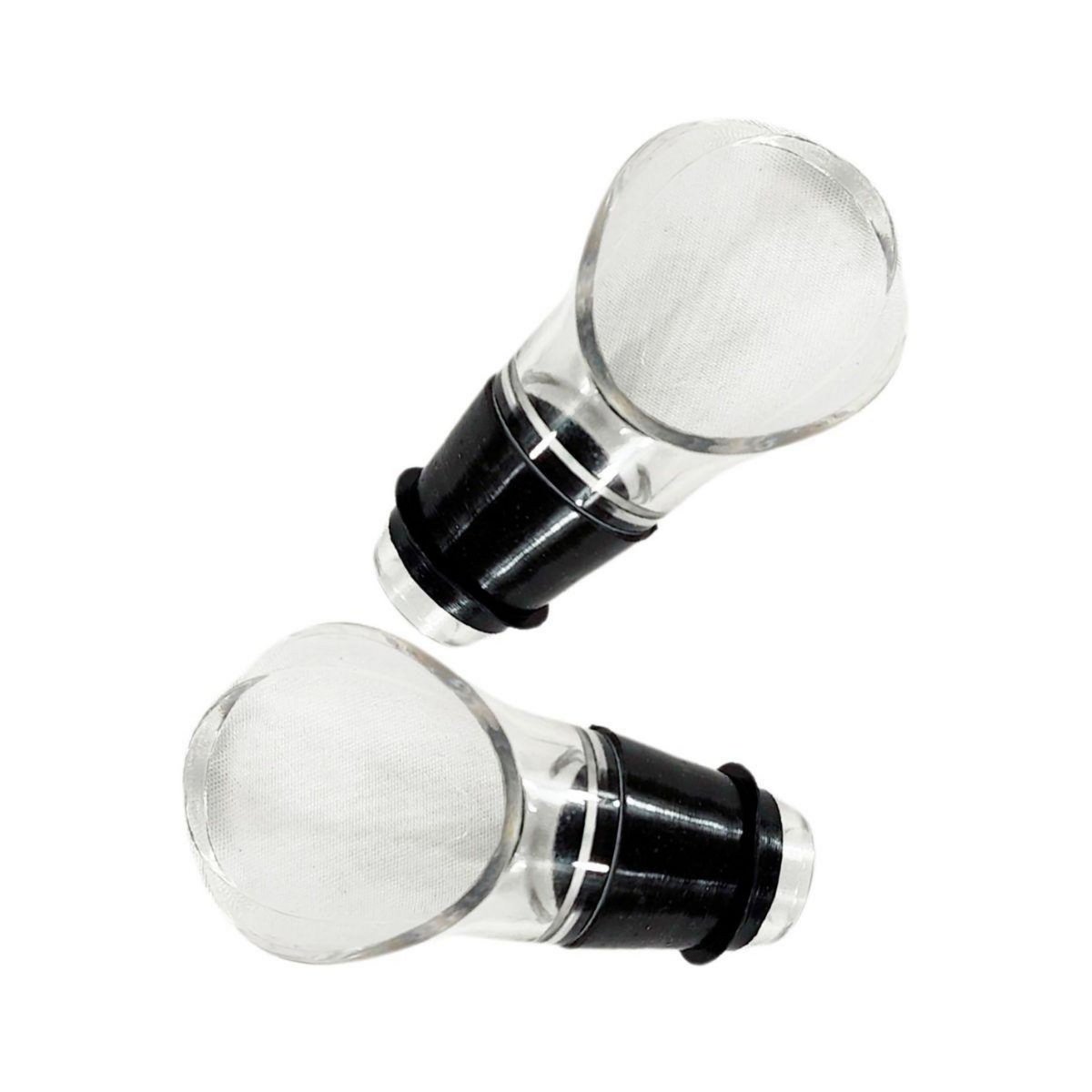 Fackelmann Lot de 2 becs verseurs anti-goutte pour bouteilles Fackelmann Bar Concept