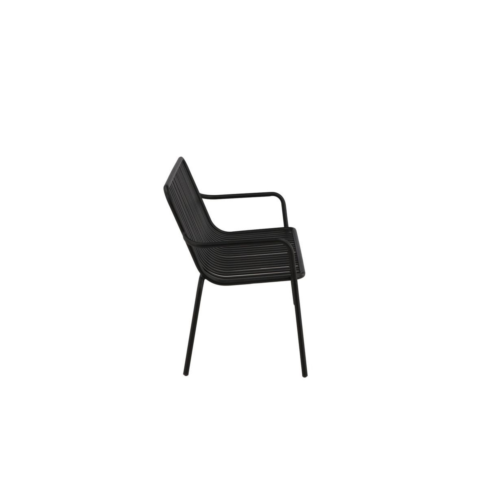 Voir la diapositive 4 : Paris Prix Banc de jardin en métal  peking  130cm noir