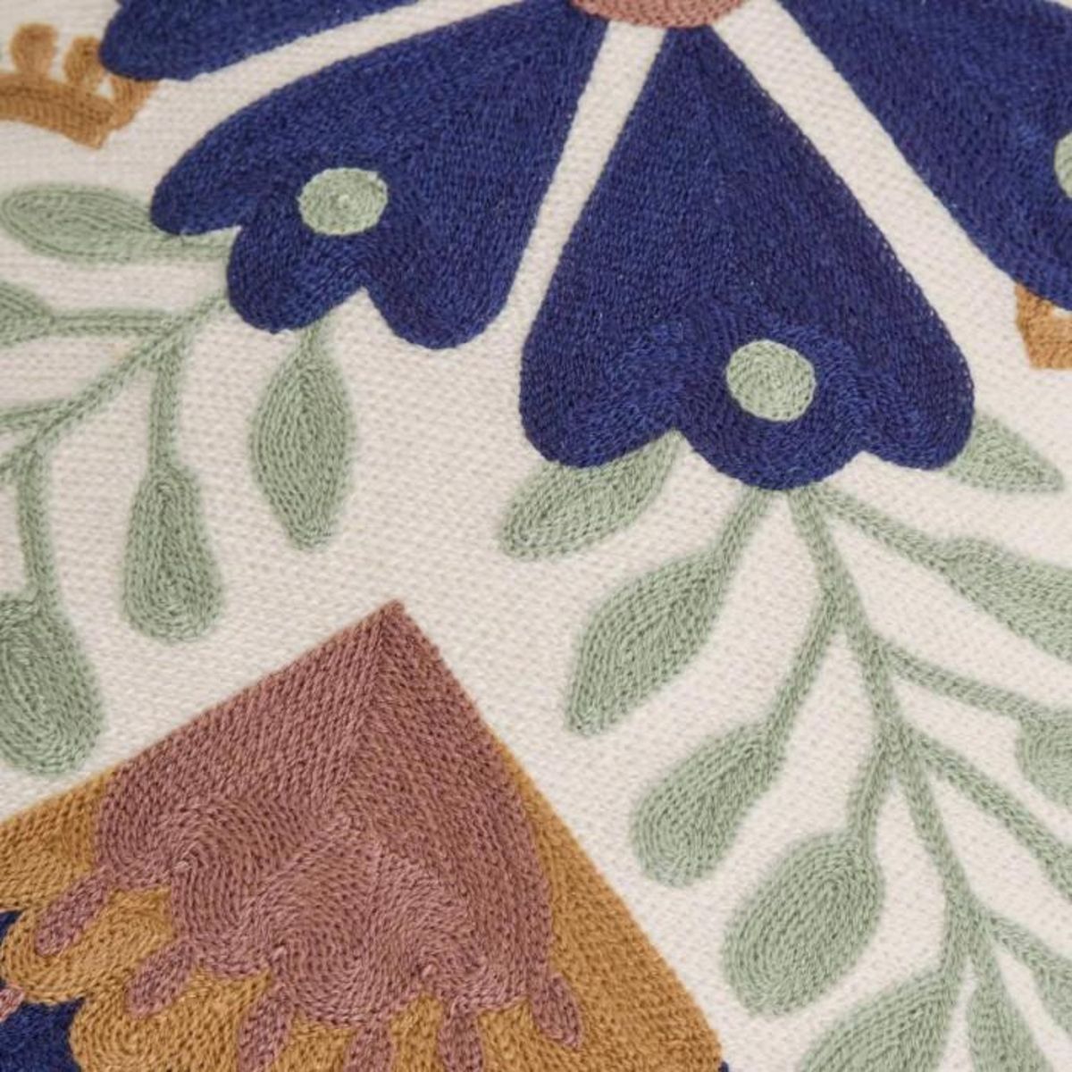 ATMOSPHERA Coussin Déco Brodé  Hary  35x75cm Multicolore