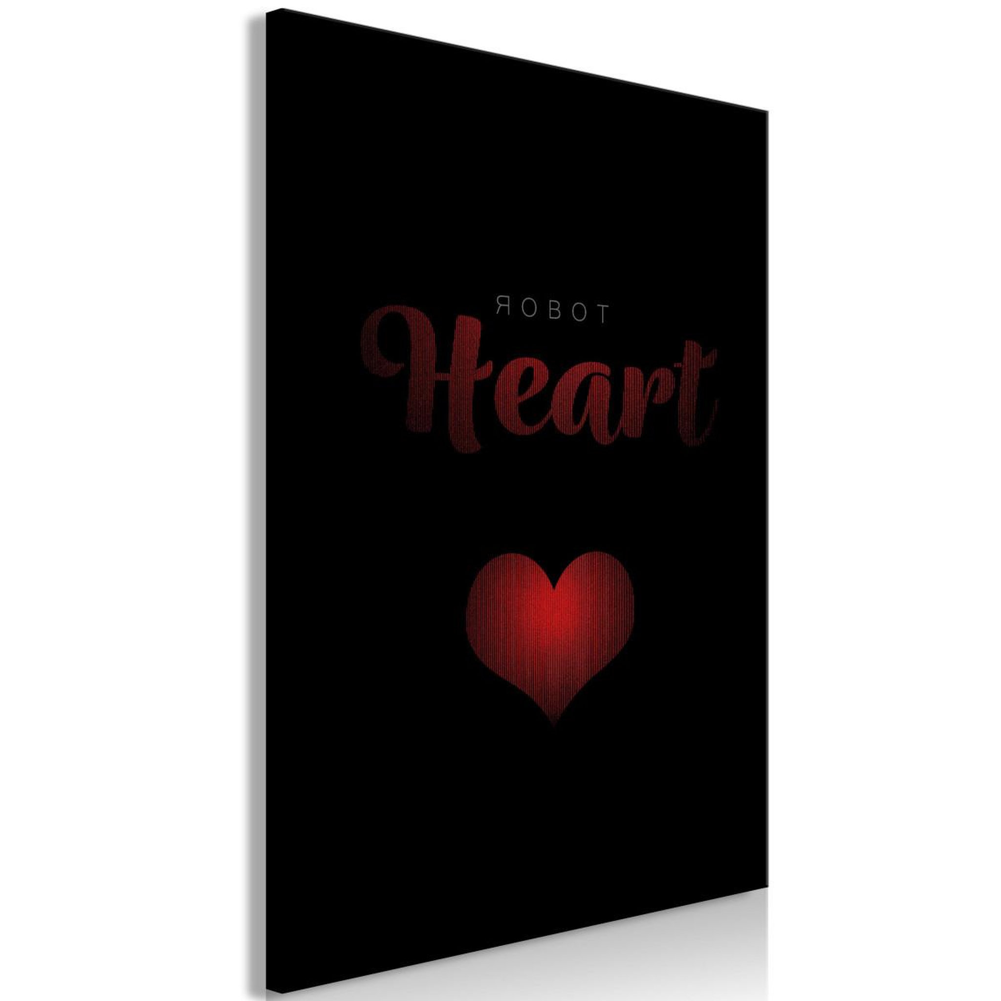 Paris Prix Tableau imprimé  robot heart. Coloris disponibles : Multicolore