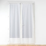 Paris Prix Paire de Voilages Passe-Tringle  Voiline  70x200cm Blanc