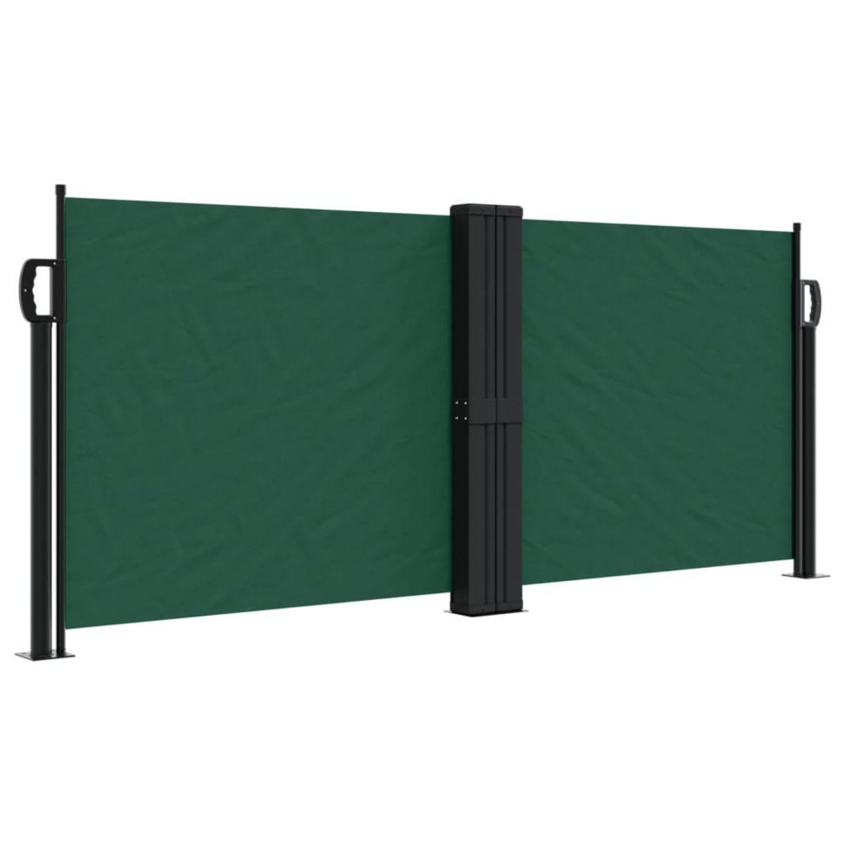 VIDAXL Auvent lateral retractable vert fonce 100x600 cm