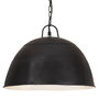 Voir la diapositive 1 : VIDAXL Lampe suspendue industrielle vintage 25 W Noir Rond 41 cm E27