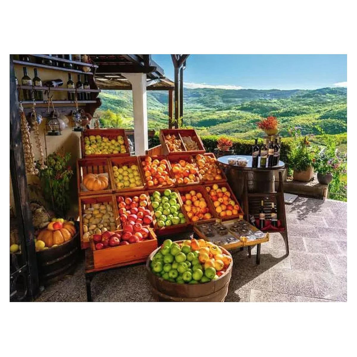 RAVENSBURGER Puzzle 500 pieces - Marche de fruits et legumes - Croatie