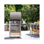 Voir la diapositive 4 : Eno Plancha gaz Enosign 65 inox 2 brûleurs sur chariot, 56x40 cm