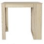 Voir la diapositive 4 : The Home Deco Factory Table de bar mange debout avec 4 niches de rangement