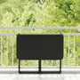 Voir la diapositive 3 : VIDAXL Table de jardin pliante noir 90 x 51 x 75 cm polyrotin