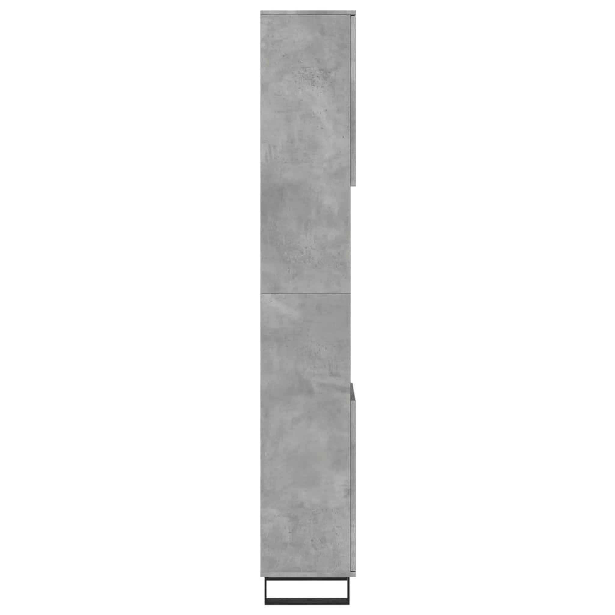 Voir la diapositive 5 : VIDAXL Armoire de salle de bain gris beton 30x30x190 cm