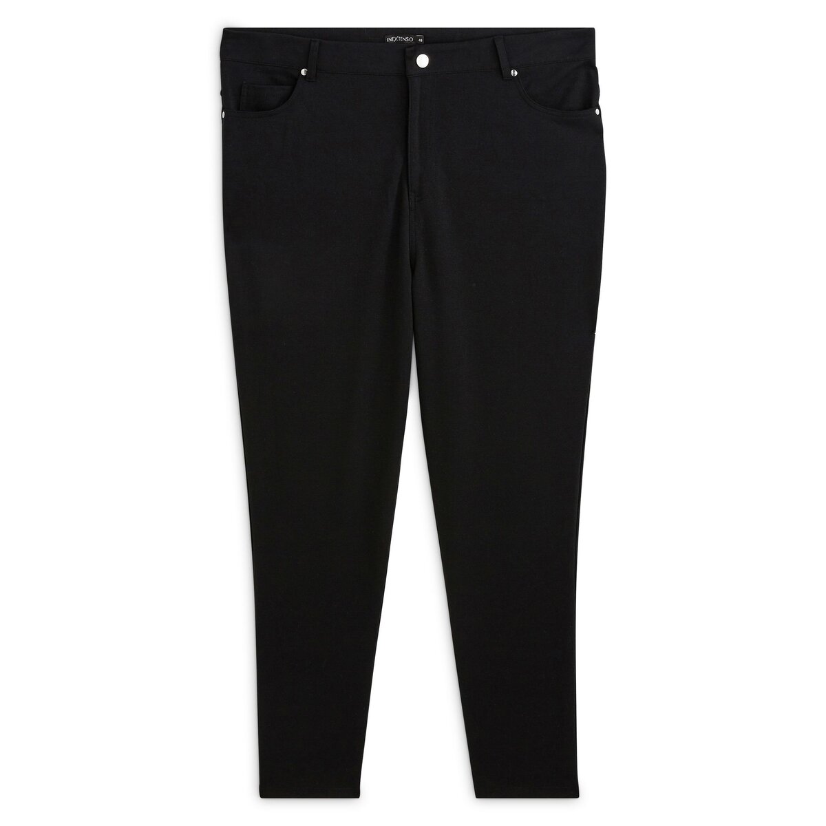 Pantalon slim noir femme hotsell pas cher