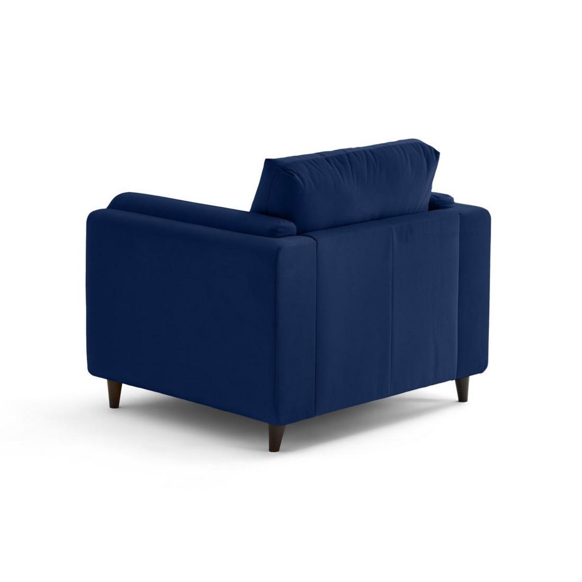 LISA DESIGN Brooke - fauteuil en velours pieds en bois