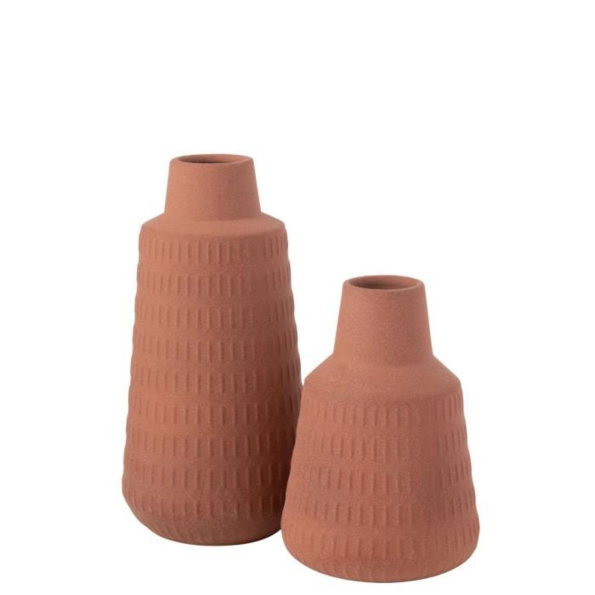 Paris Prix Vase Déco en Porcelaine  Ria  31cm Terracotta