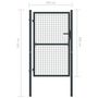 Voir la diapositive 6 : VIDAXL Portail en maille de jardin Acier galvanise 100 x 250 cm Gris