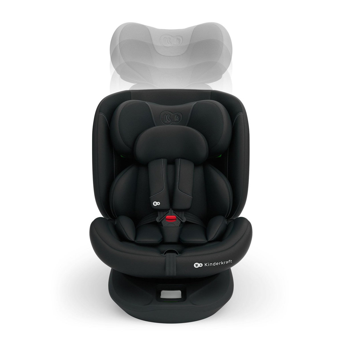 KINDERKRAFT Kinderkraft I-GROW 2 PLUS Siège Auto i-Size 40–150 cm (0–12 ans), Dos à la route jusqu'à 105 cm, 5 inclinaisons, ISOFIX + Top Tether, H-GUARD+ & SPS+, Noir