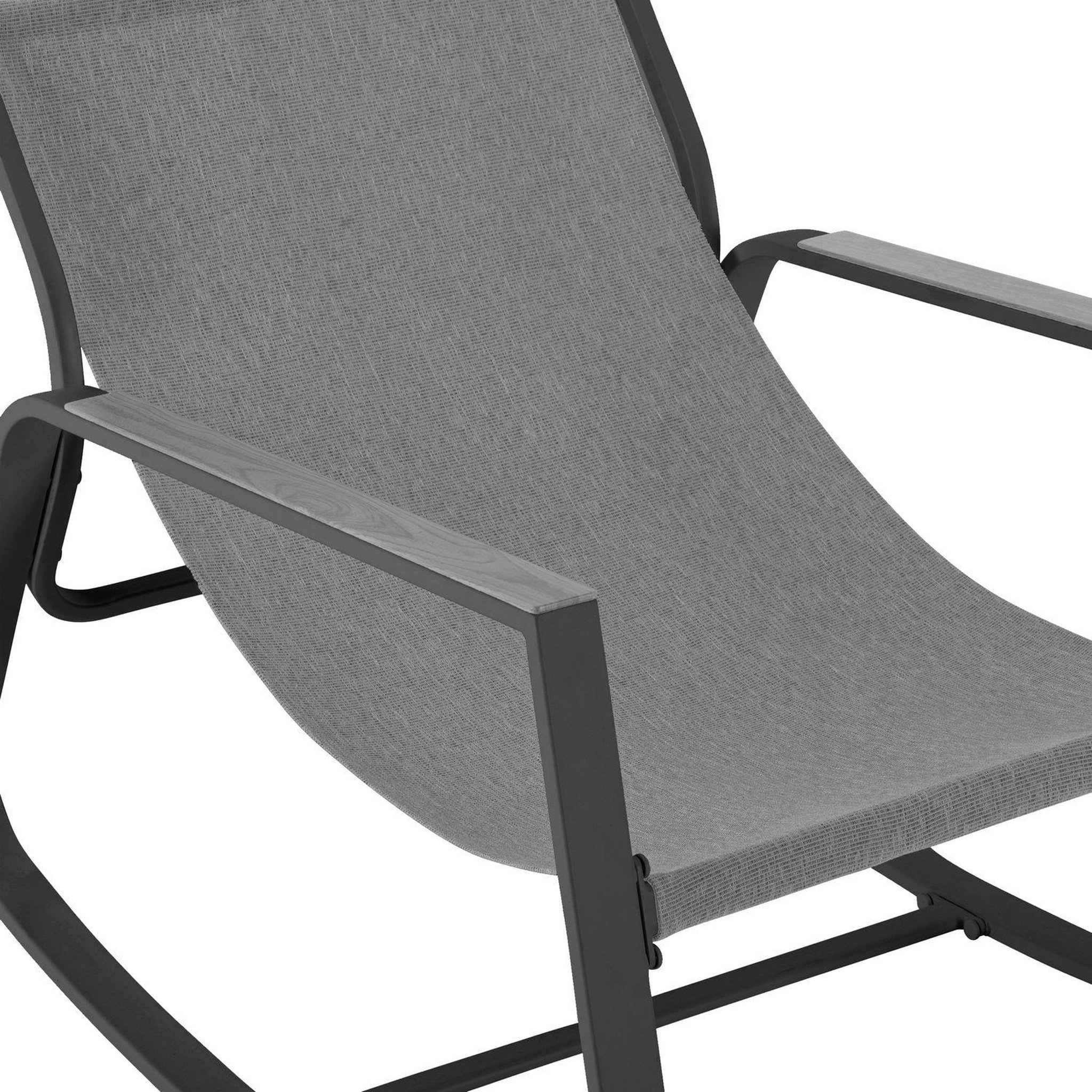 Voir la diapositive 4 : HESPERIDE Fauteuil de jardin à bascule felinio