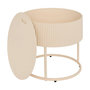 Voir la diapositive 2 : ATMOSPHERA Table Basse Avec Rangement  Juna  45cm Beige
