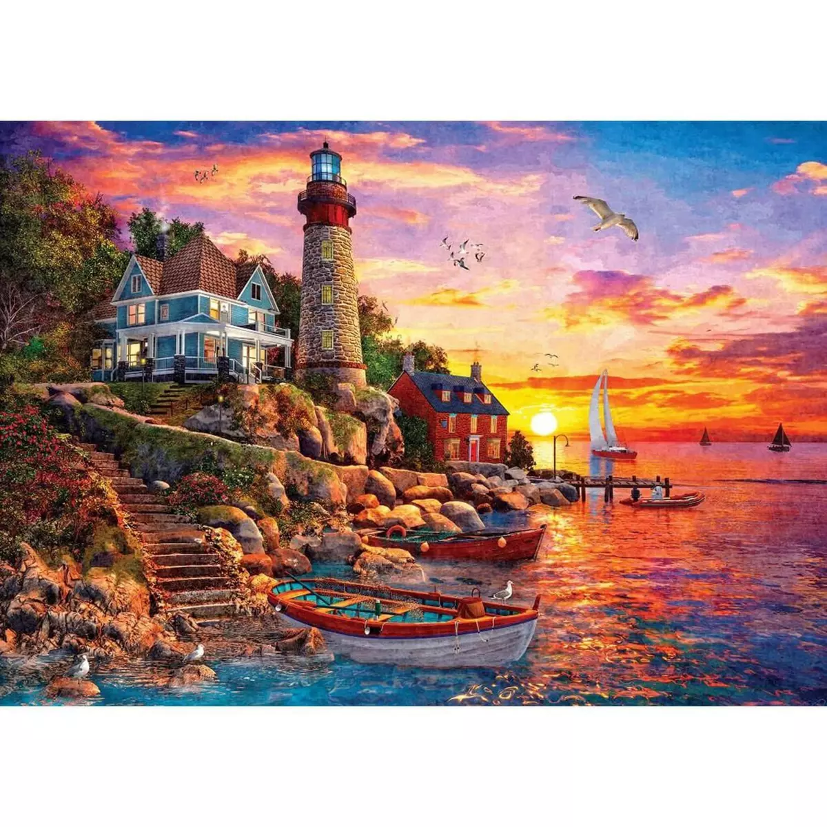 Art Puzzle Puzzle 2000 pièces : Le magnifique coucher de soleil