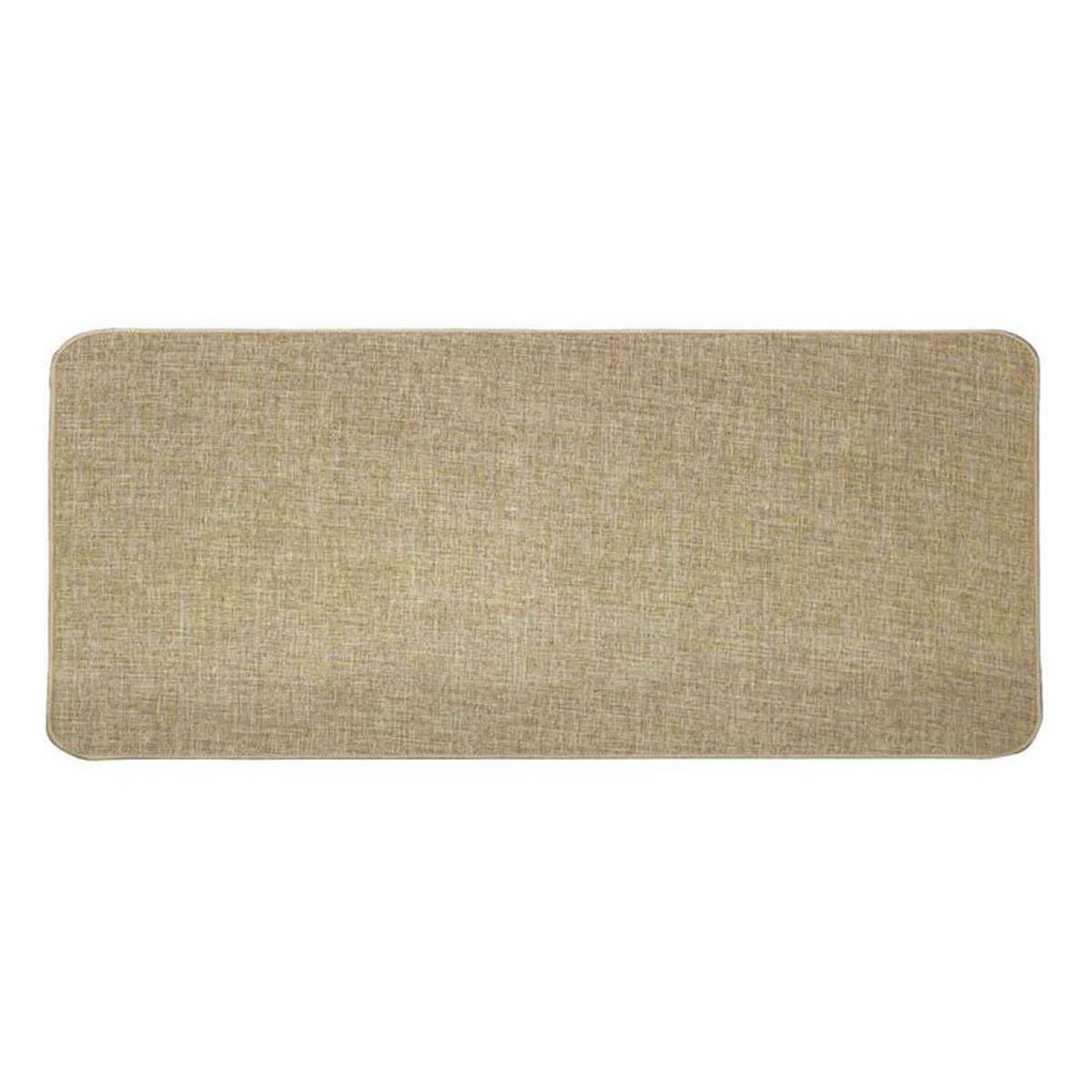 Douceur d'Intérieur Tapis déco tissé uni  manea  45x120cm beige