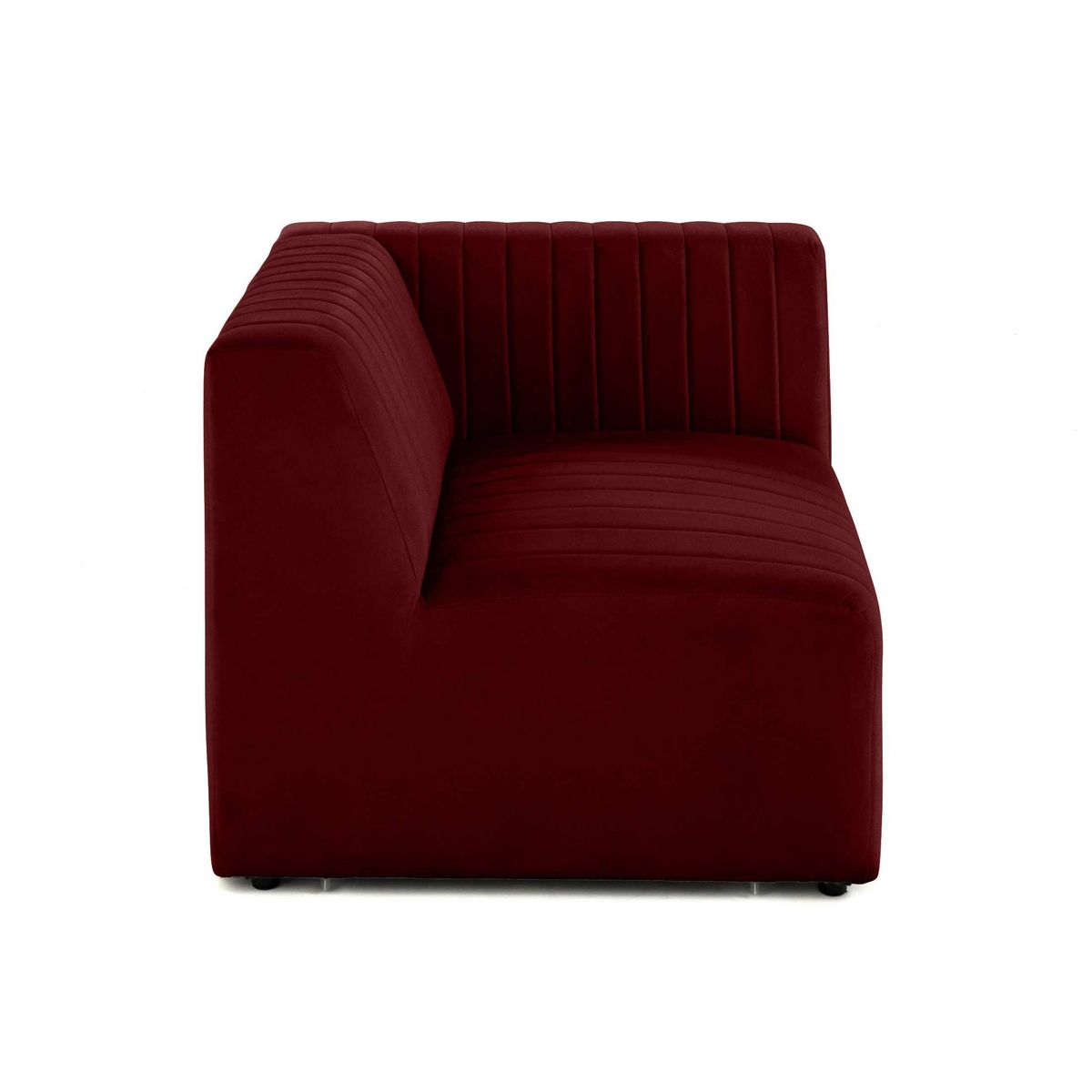 LISA DESIGN Nova - module d'assise droit - en velours