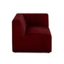 Voir la diapositive 3 : LISA DESIGN Nova - module d'assise droit - en velours