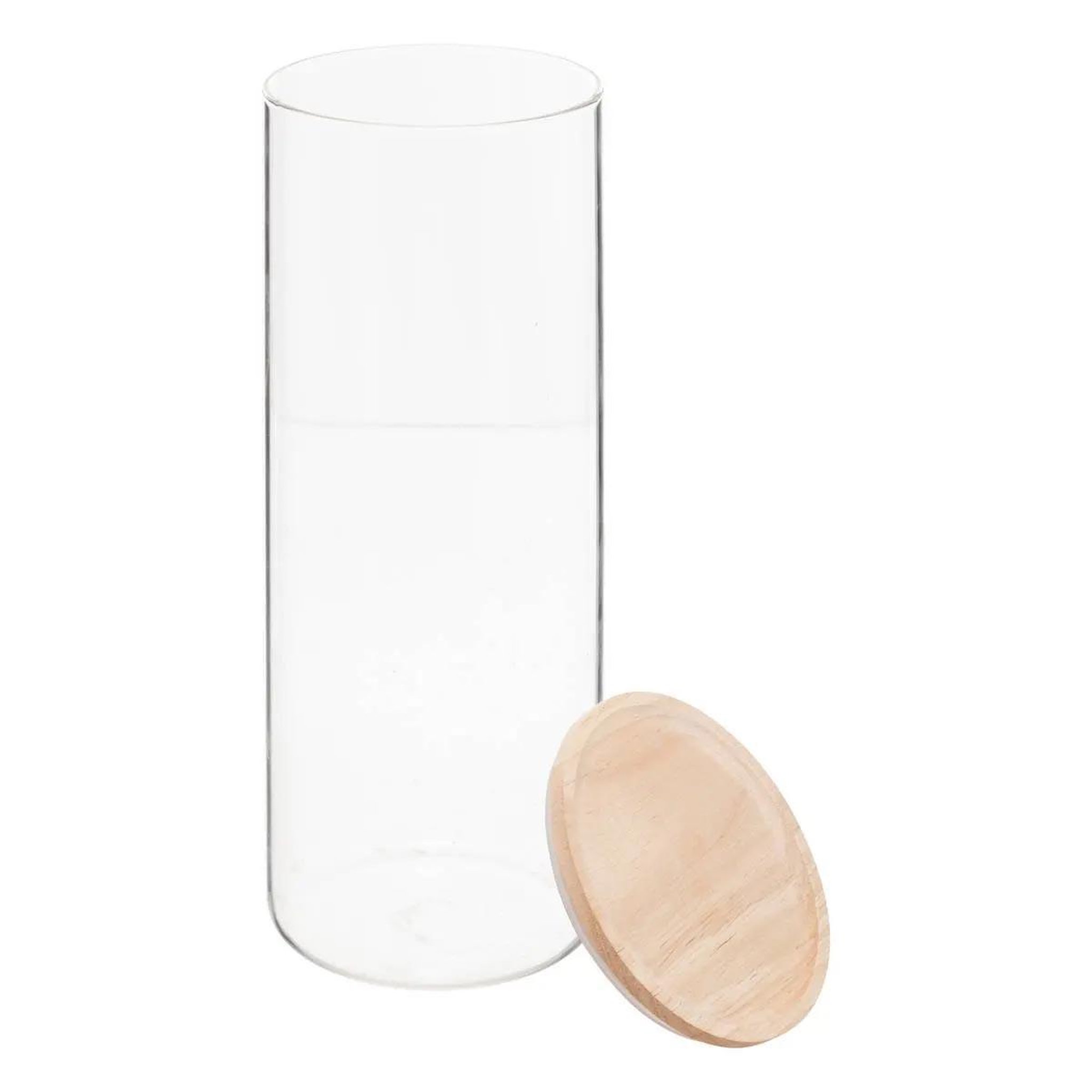 Voir la diapositive 5 : FIVE Lot de 3 bocaux en verre  hermet  2,8l transparent & naturel