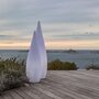 Voir la diapositive 3 : Lumisky Lampadaire ext filaire CLASSY Blanc Polyéthylène H120CM