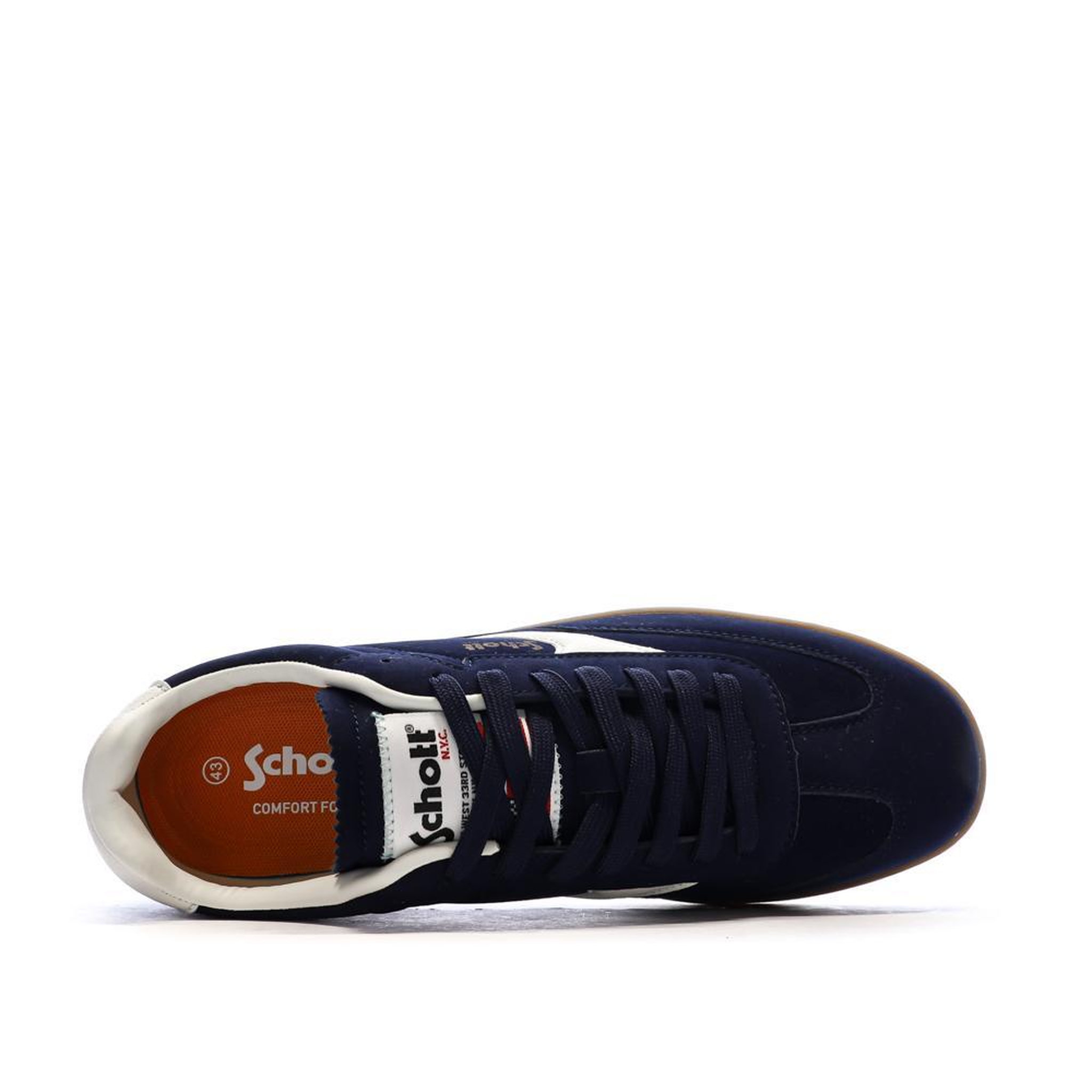 Voir la diapositive 4 : Schott Baskets Marine Homme Schott GLACIS