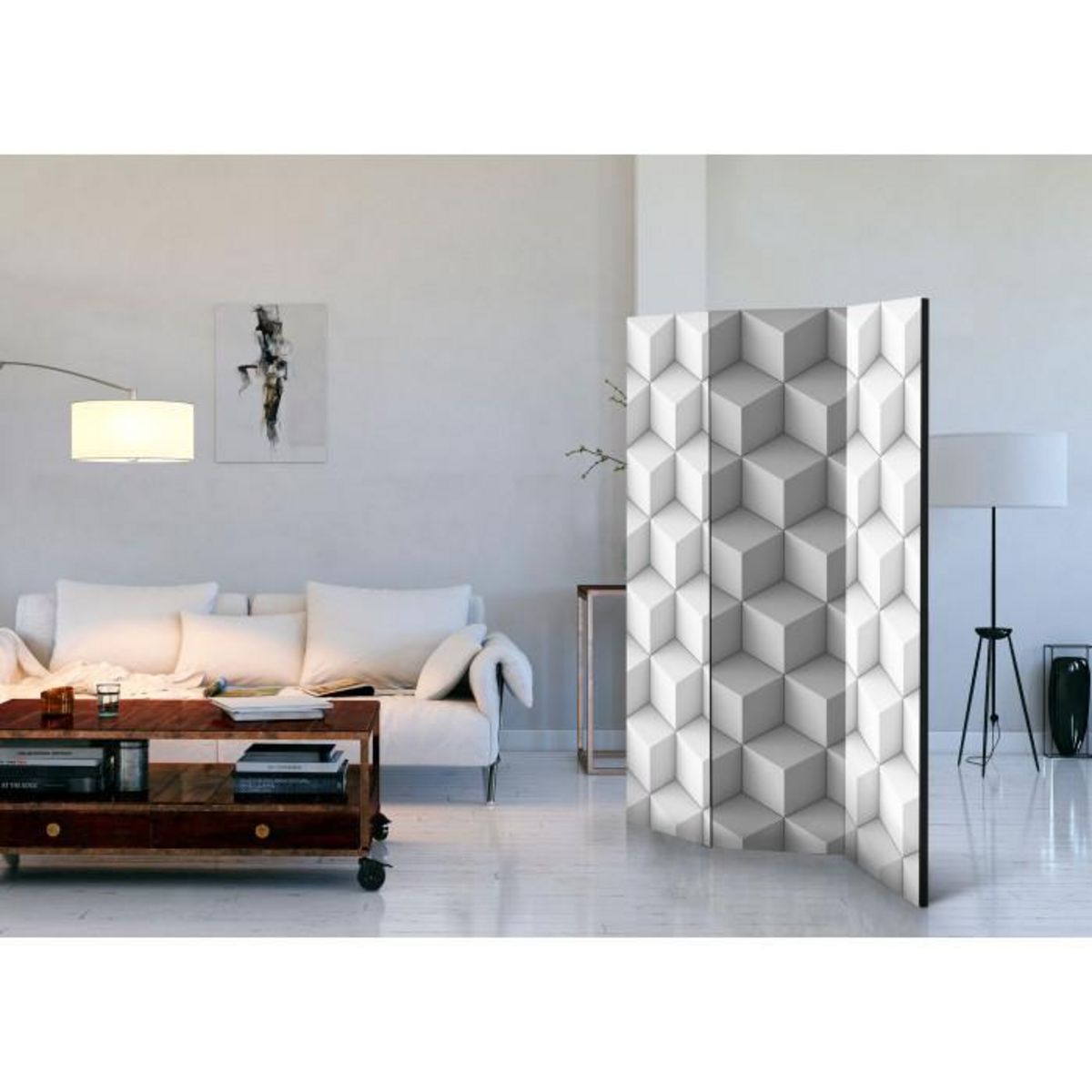 Paris Prix Paravent 3 Volets  Cube I  135x172cm