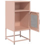 Voir la diapositive 5 : VIDAXL Table de chevet rose 36x39x78 cm acier lamine a froid