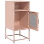 Voir la diapositive 5 : VIDAXL Table de chevet rose 36x39x78 cm acier lamine a froid