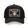 Voir la diapositive 2 : CAPSLAB Casquette trucker premium effet bambou One Piece Black Flag
