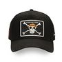 Voir la diapositive 2 : CAPSLAB Casquette trucker premium effet bambou One Piece Black Flag