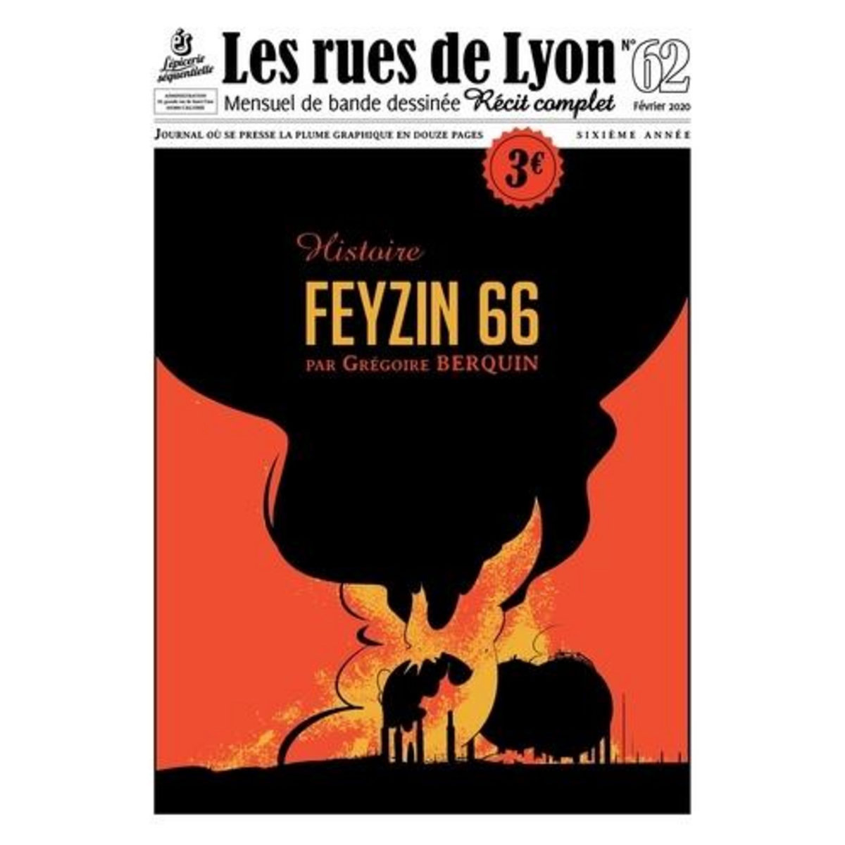 LES RUES DE LYON N° 62 : FEYZIN 66, Berquin Grégoire