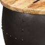 Voir la diapositive 4 : VIDAXL Table basse ronde 53x43 cm Bois de manguier massif