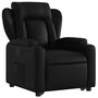 Voir la diapositive 4 : VIDAXL Fauteuil inclinable Noir Similicuir