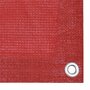 VIDAXL Ecran de balcon Rouge 75x300 cm PEHD