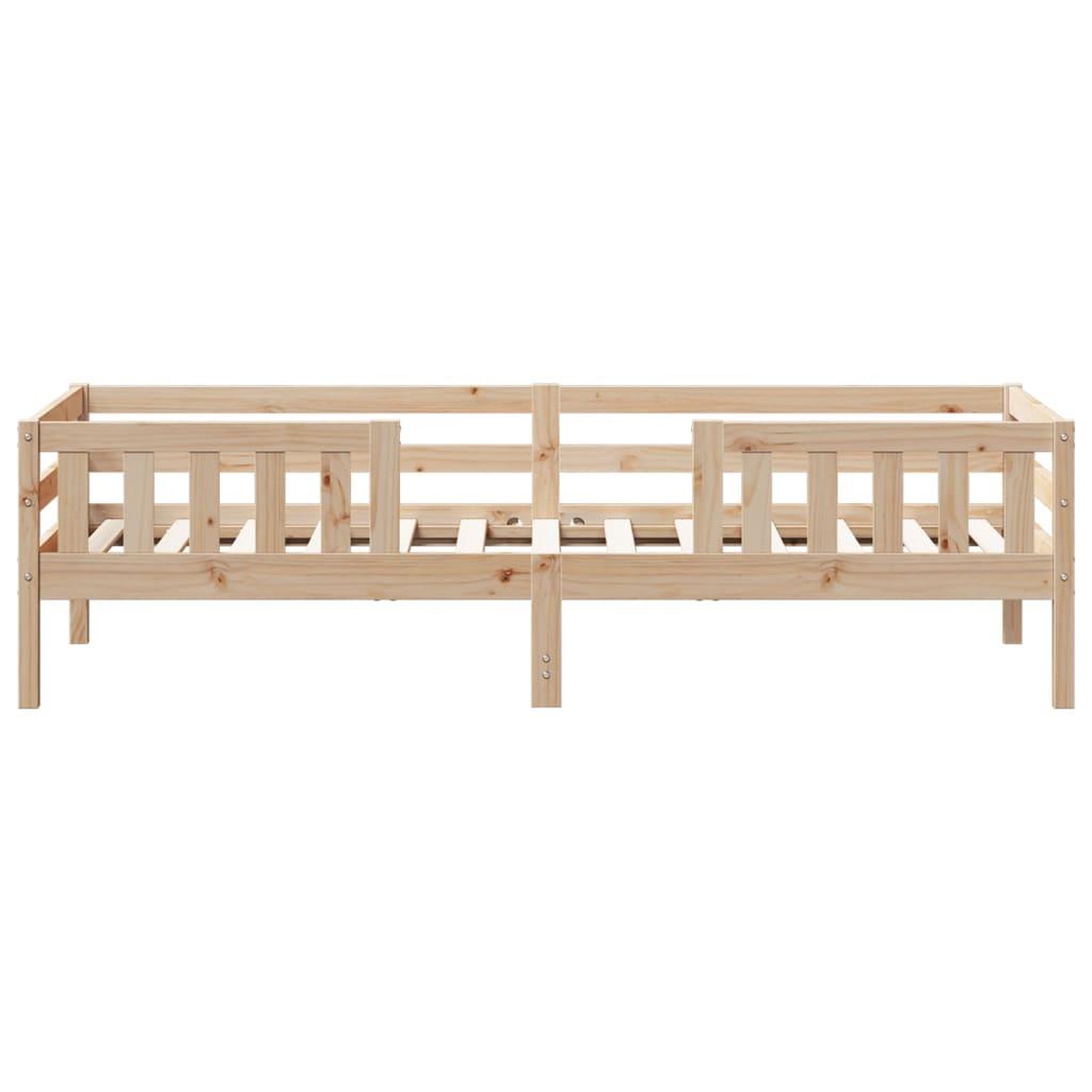 Voir la diapositive 4 : VIDAXL Cadre de lit sans matelas 90x190 cm bois de pin massif
