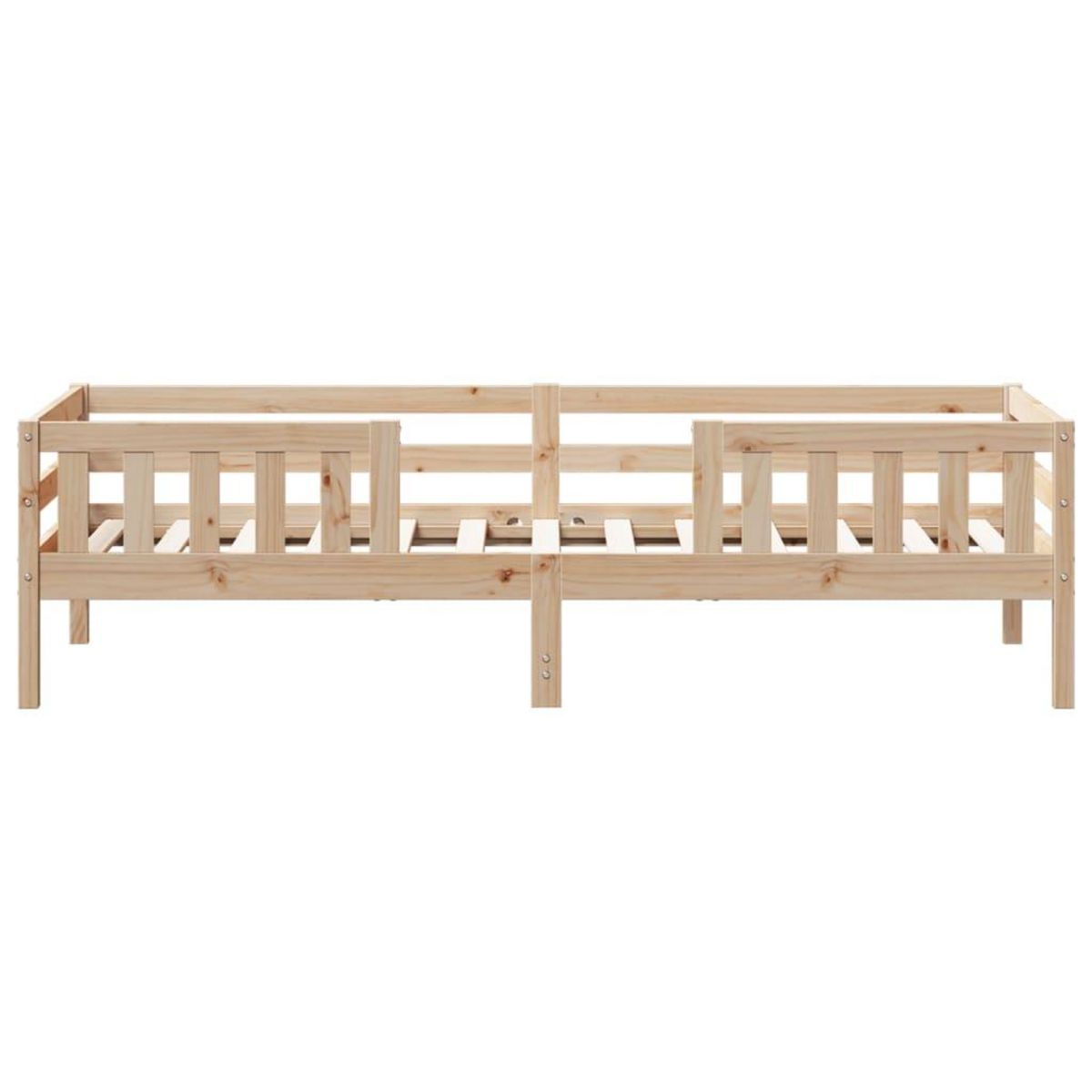 VIDAXL Cadre de lit sans matelas 90x190 cm bois de pin massif