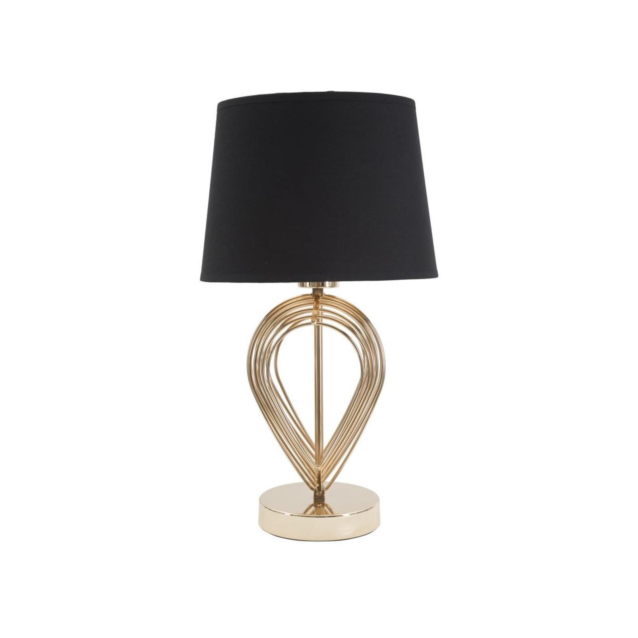 Paris Prix Lampe à poser en métal  maxt  44cm or & noir