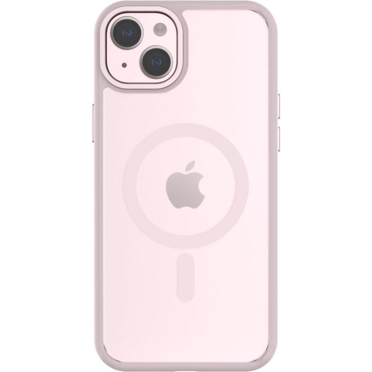 Qdos Coque bumper Iphone 15 Plus MagSafe Hybrid SNAP Rose