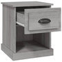 Voir la diapositive 6 : VIDAXL Table de chevet sonoma gris 39x39x47,5 cm bois d ingénierie