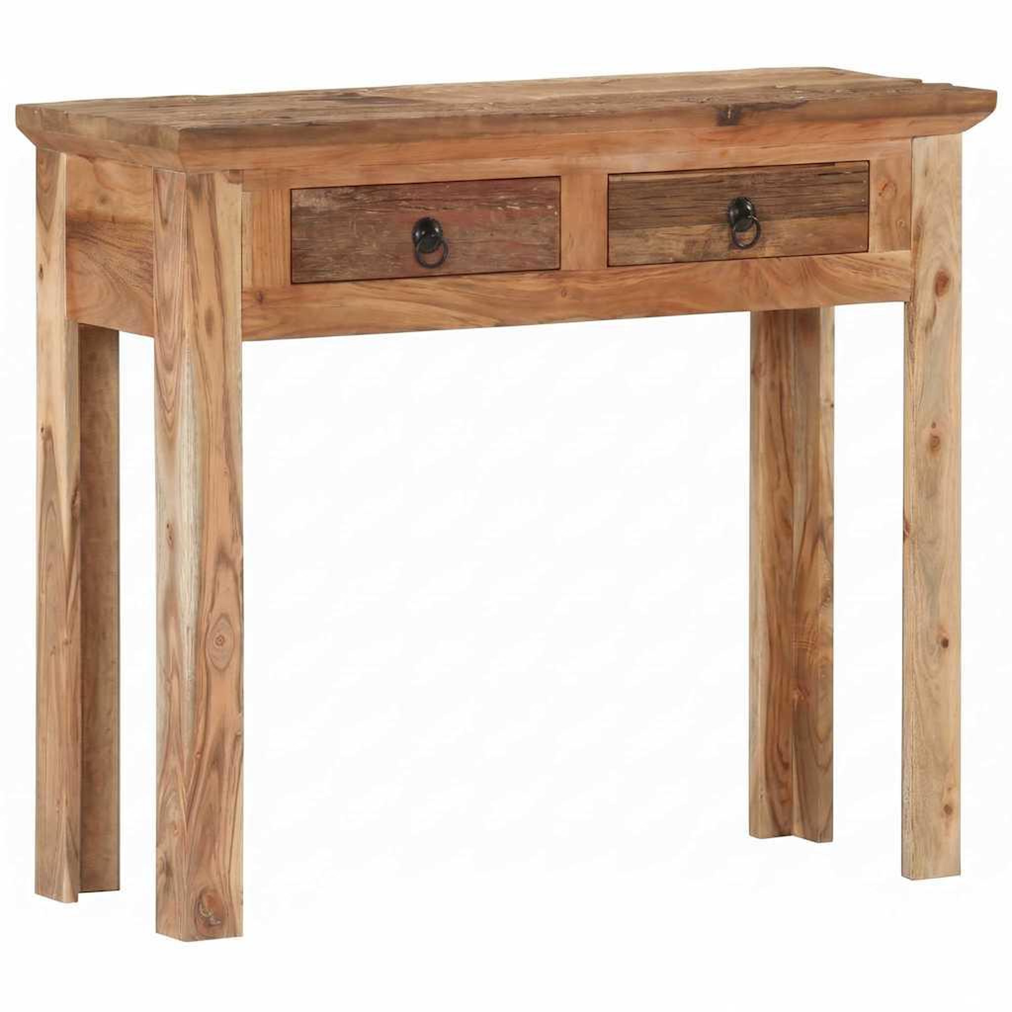 Voir la diapositive 4 : VIDAXL Table console 90,5x30x75 cm bois d'acacia et de recuperation
