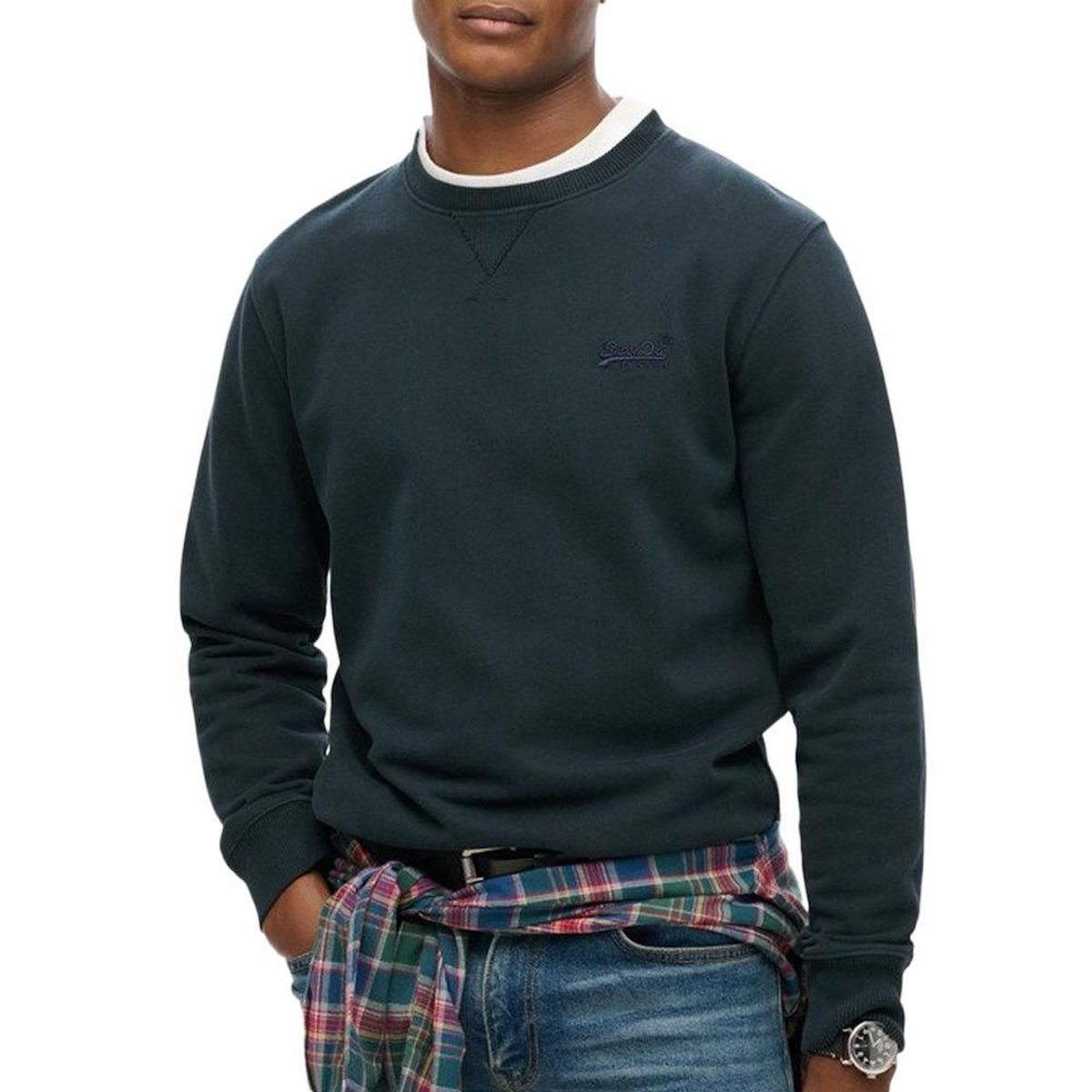 SUPERDRY Sweat  Homme Superdry Essential Logo Crew