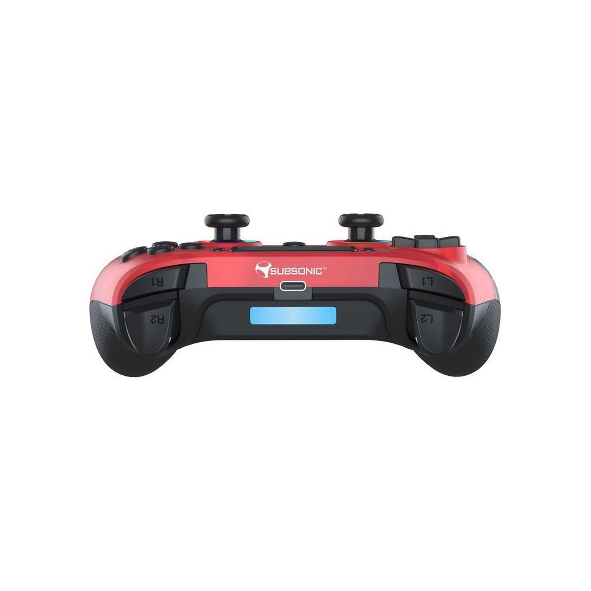 Voir la diapositive 4 : Subsonic Manette sans fil bluetooth ps4 et pc one piece luffy vs zoro noire, led rgb programmable, 2 pagaies arrière m1/m2, haut-parleur et jack 3,5 mm