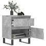 Voir la diapositive 3 : VIDAXL Table de chevet gris béton 40x35x50 cm bois d'ingénierie
