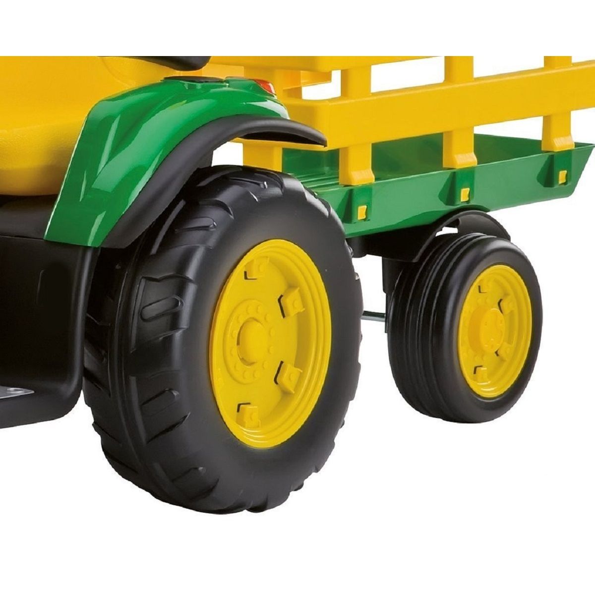 PEG PEREGO Tracteur Ground Force John Deere + remorque 