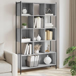 VIDAXL Bibliotheque sonoma gris 102x28x172 cm bois d'ingenierie